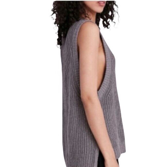 Silence + Noise Urban Outfitters Sweater Small Light Academia Preppy Minimalist - Picture 2 of 12